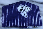 Masques Bleu Crâne Squelette